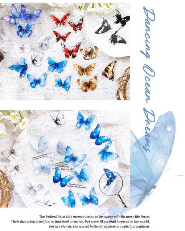 استیکر جعبه ای پروانه Colorful Tweedledum - Image 7