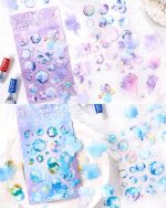 استیکر حباب و لکه آبرنگی Glazed sugar heart - Image 2