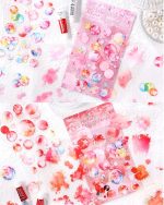 استیکر حباب و لکه آبرنگی Glazed sugar heart - Image 3