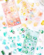 استیکر حباب و لکه آبرنگی Glazed sugar heart - Image 4