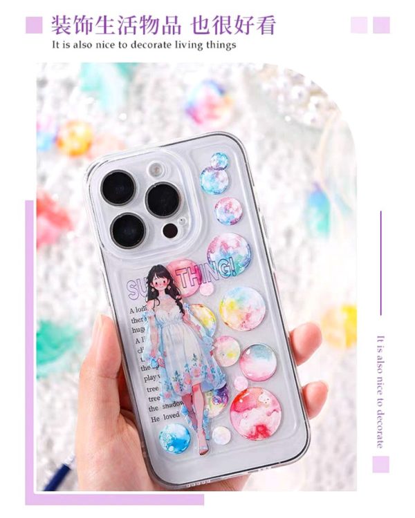 استیکر حباب و لکه آبرنگی Glazed sugar heart - Image 9