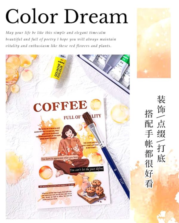 استیکر حباب و لکه آبرنگی Glazed sugar heart - Image 7