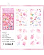 استیکر حباب و لکه آبرنگی Glazed sugar heart - Image 11