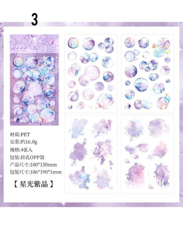 استیکر حباب و لکه آبرنگی Glazed sugar heart - Image 13