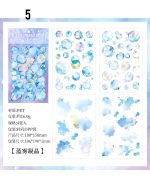 استیکر حباب و لکه آبرنگی Glazed sugar heart - Image 15