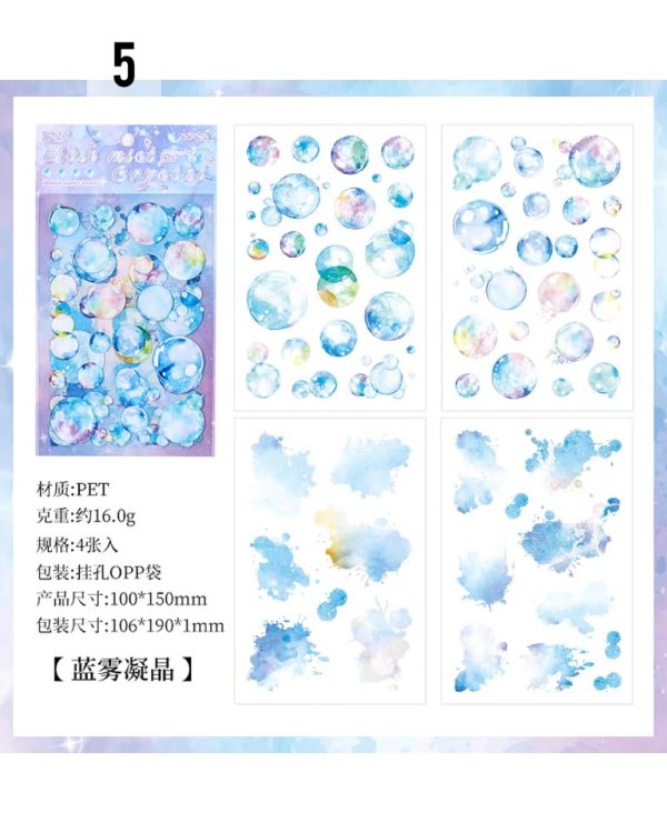 استیکر حباب و لکه آبرنگی Glazed sugar heart - Image 15