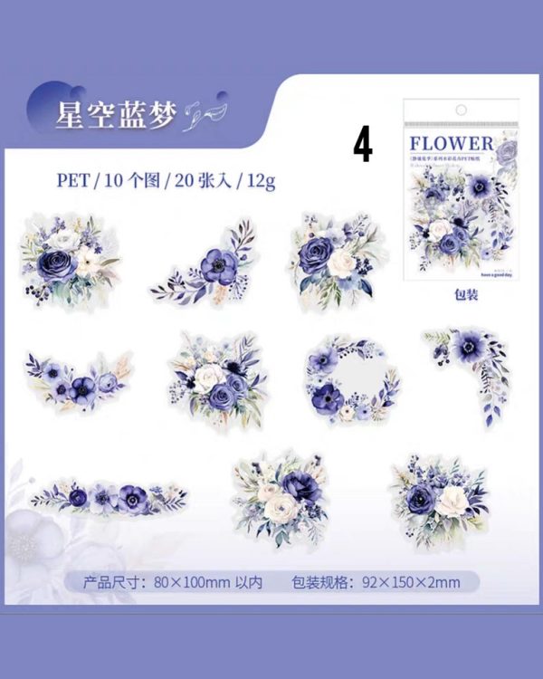 استیکر گل Tranquil Flower Season - Image 15