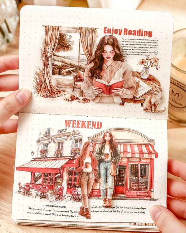 کتابچه استیکر Girl's handbook - Image 2