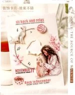 کتابچه استیکر Girl's handbook - تصویر 9
