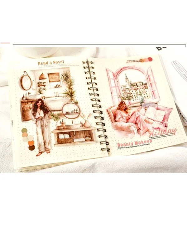 کتابچه استیکر Girl's handbook - تصویر 10