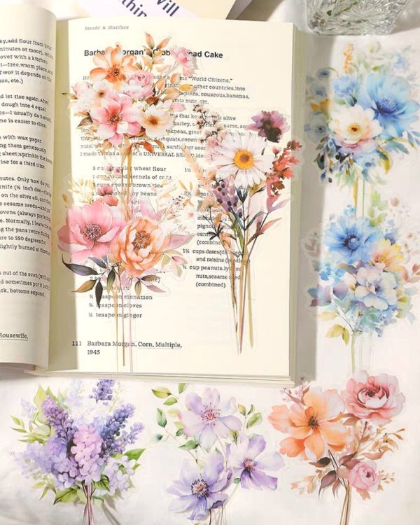 استیکر A date with flowers - Image 3