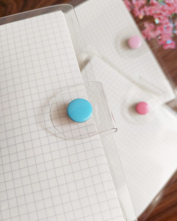 کلاسور شفاف مربعی با کاغذ - Image 3