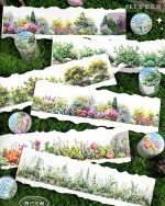 چسب واشی Mountain and wild flowers - تصویر 2