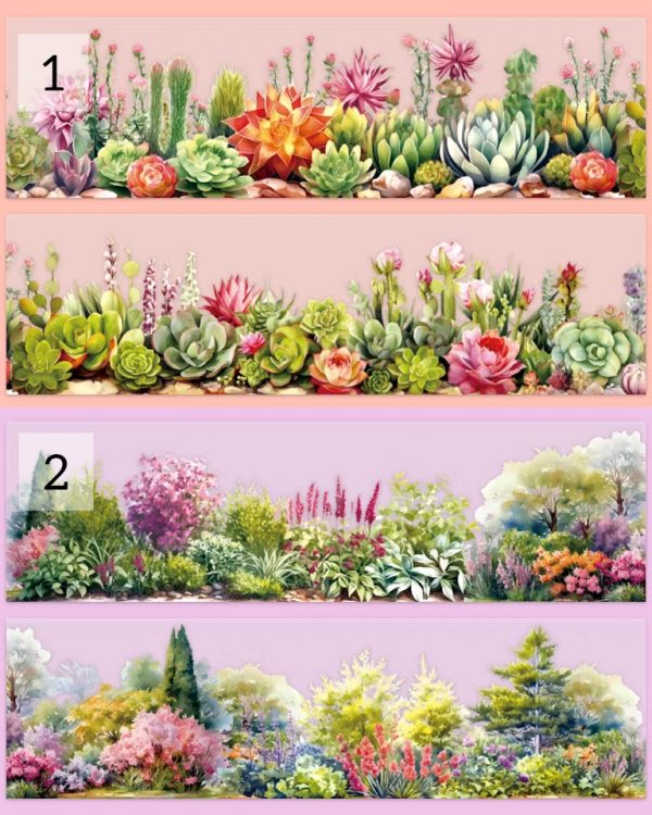 چسب واشی Mountain and wild flowers - Image 10