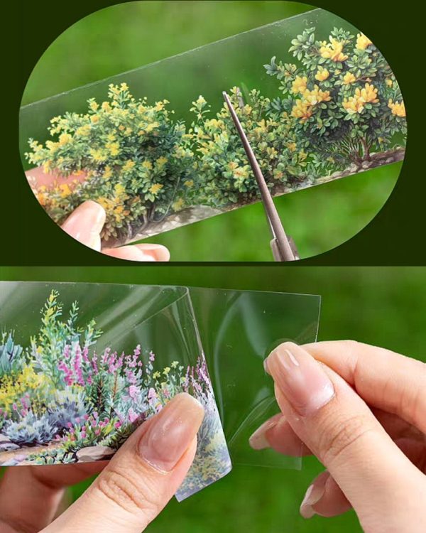 چسب واشی Mountain and wild flowers - Image 4