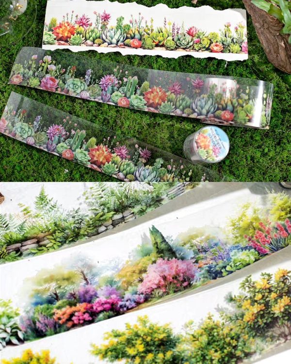 چسب واشی Mountain and wild flowers - Image 5