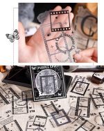 استیکر نگاتیو و فریم میکس آرت Dark elegant flower rhyme - Image 6