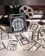 استیکر نگاتیو و فریم میکس آرت Dark elegant flower rhyme - Image 7