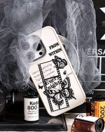 استیکر نگاتیو و فریم میکس آرت Dark elegant flower rhyme - Image 9