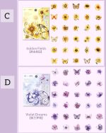 استیکر صدفی Brilliant blue stars - Image 10