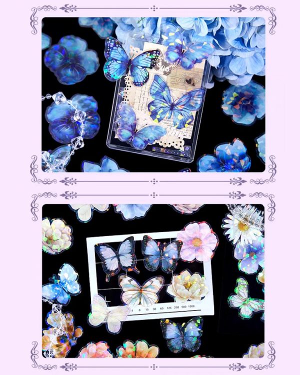 استیکر صدفی Brilliant blue stars - Image 5