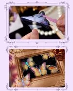 استیکر پروانه نقره کوب Boundless dream butterfly - تصویر 5