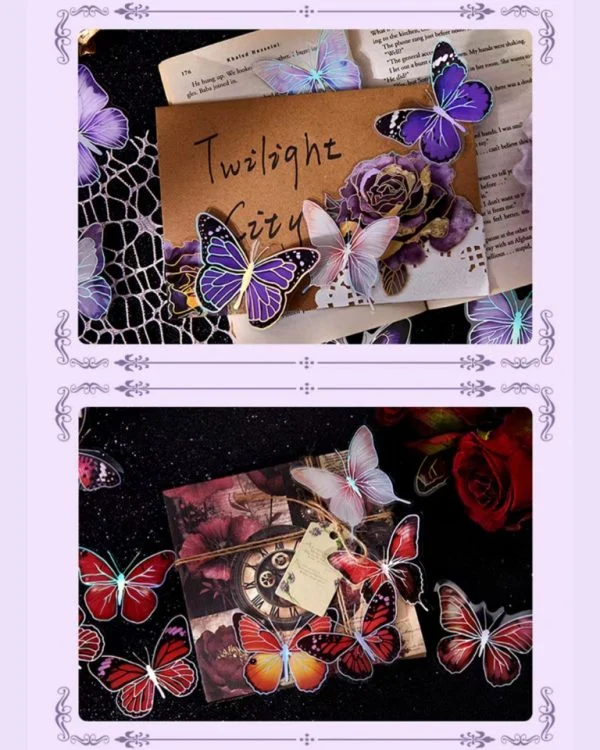 استیکر پروانه نقره کوب Boundless dream butterfly - تصویر 6