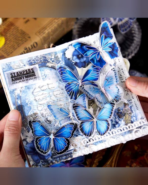 استیکر پروانه نقره کوب Boundless dream butterfly - Image 3