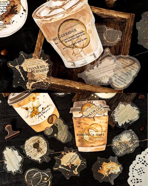 استیکر لکه قهوه Coffee traces - Image 3