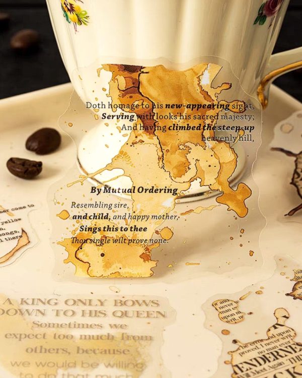 استیکر لکه قهوه Coffee traces - Image 4