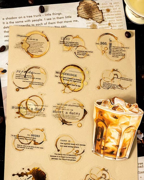 استیکر لکه قهوه Coffee traces - Image 5
