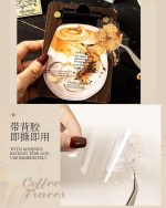 استیکر لکه قهوه Coffee traces - Image 6