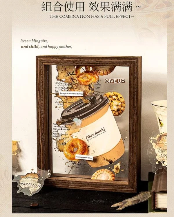 استیکر لکه قهوه Coffee traces - تصویر 8