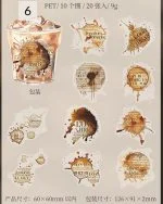 استیکر لکه قهوه Coffee traces - تصویر 17