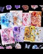 استیکر صدفی Brilliant blue stars