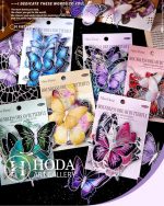 استیکر پروانه نقره کوب Boundless dream butterfly