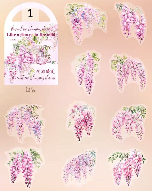 استیکر Feast of Blooming Flowers - Image 13