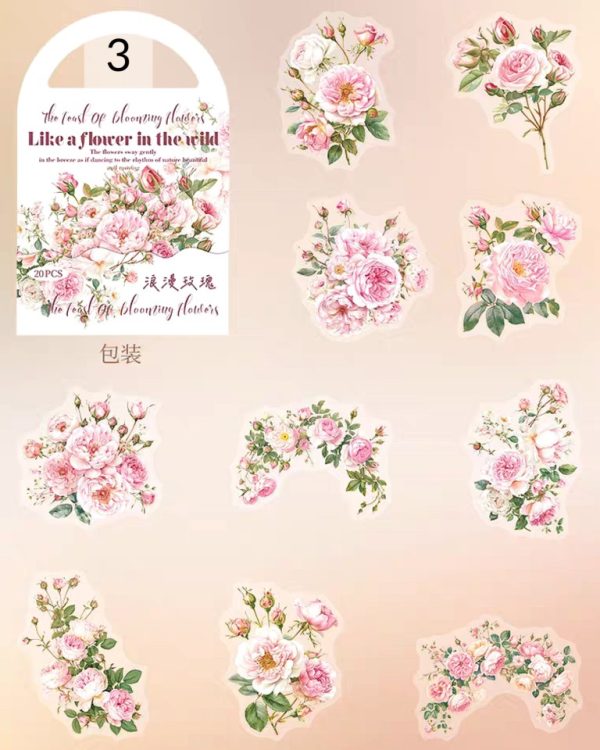 استیکر Feast of Blooming Flowers - Image 15