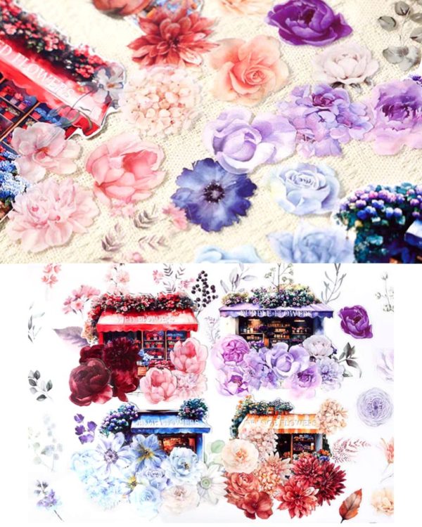 استیکر Flower Festival in Small Town - Image 4