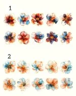 استیکر طلاکوب Forest of flowers - تصویر 10