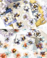 استیکر طلاکوب Forest of flowers - Image 5