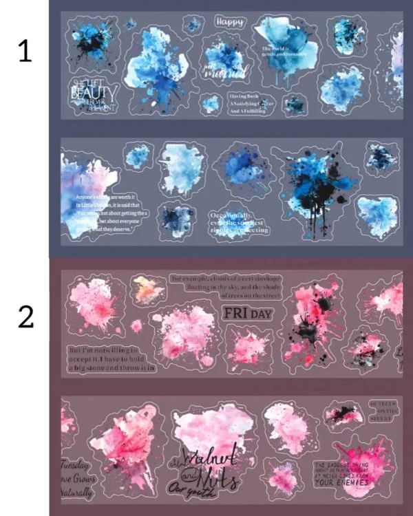 چسب واشی Ink rhyme flow color - تصویر 12