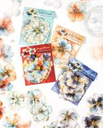 استیکر طلاکوب Forest of flowers