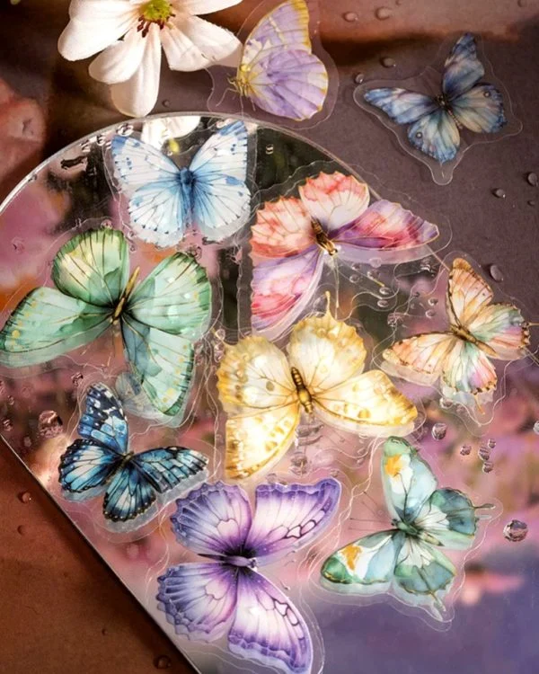 پک ۵۰ عددی استیکر پروانه Butterfly dance - تصویر 2
