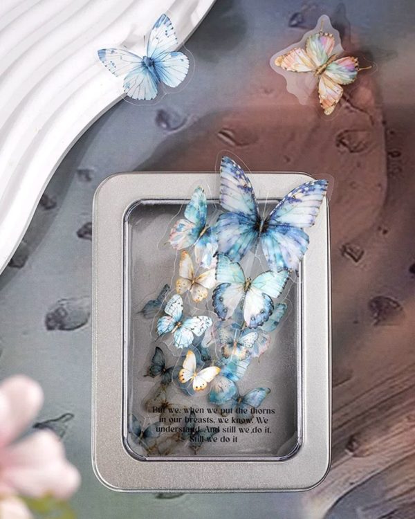 پک ۵۰ عددی استیکر پروانه Butterfly dance - Image 7