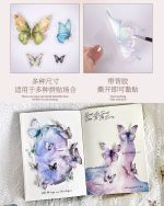 پک ۵۰ عددی استیکر پروانه Butterfly dance - Image 3