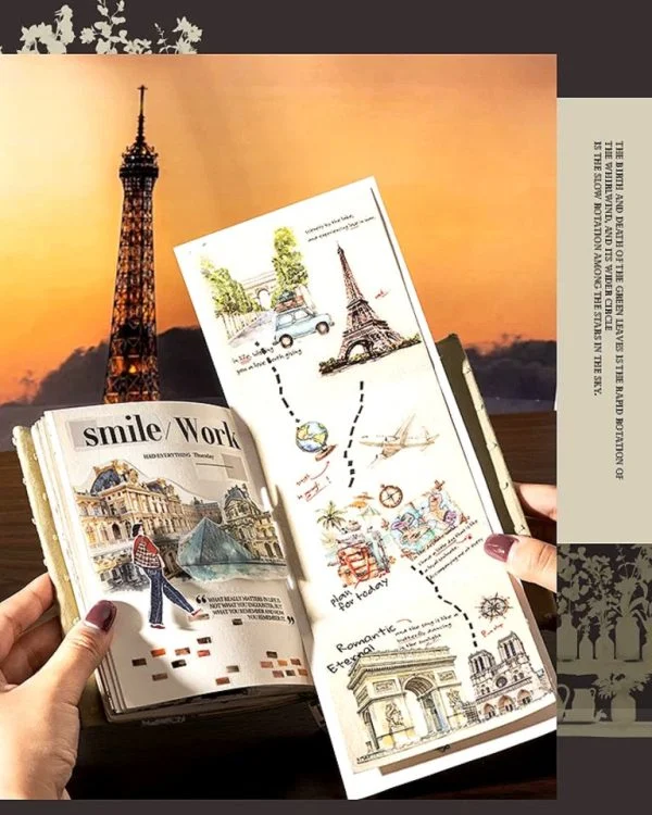 کتابچه استیکر Go to Paris - تصویر 7