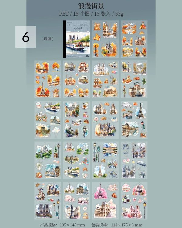 کتابچه استیکر Go to Paris - Image 19