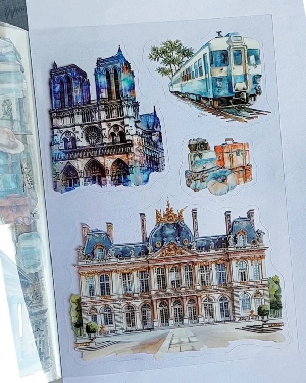 کتابچه استیکر Go to Paris - تصویر 5