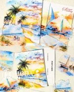 استیکر Travel Scenery